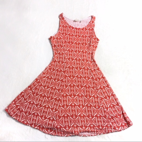 2/$15 One Clothing Fit & Flare Sleeveless Dress - Picture 4 of 5